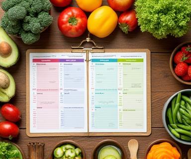 Menus sains et équilibrés préparés par une diététicienne